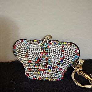 Rhinestone Crown Keychain